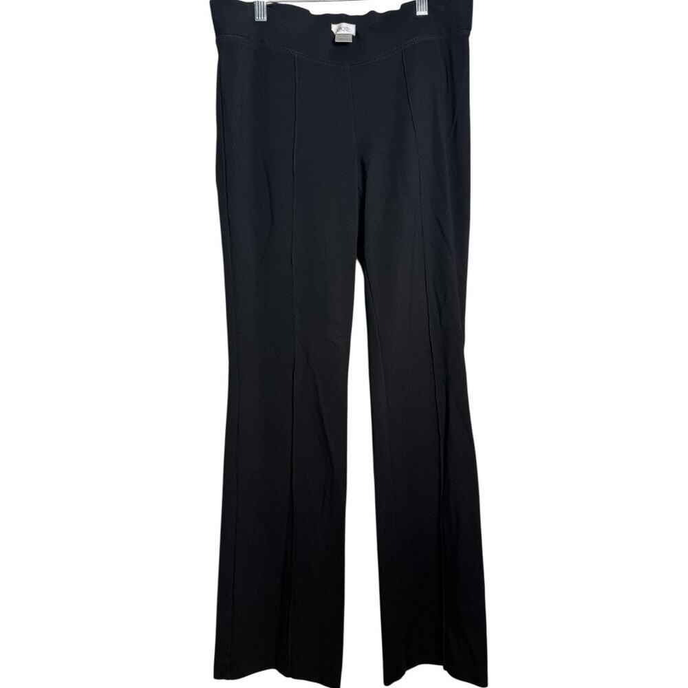 CACHE Flared Black Pants, Athleisure Activewear Loungewear, Size: M